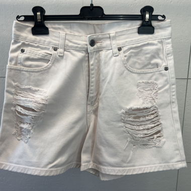Short en denim rose claire 