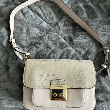 Sac bandoulière Michael Kors rose en cuir