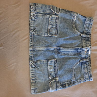 Mini jupe en jean