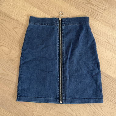 Gonna mini in denim