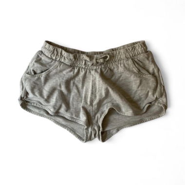 Mini Shorts in Cotone Grigio