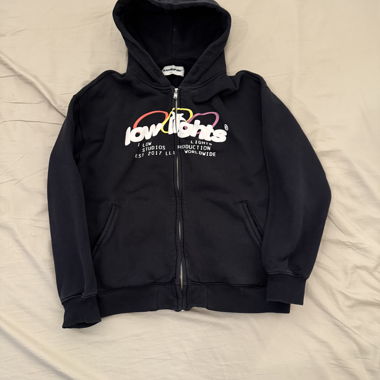 Low Lights zip-up hoodie