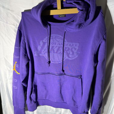 Purple Los Angeles Lakers Jordan hoodie
