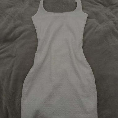 White Backless Dress