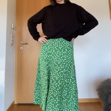 Grüner Midirock
