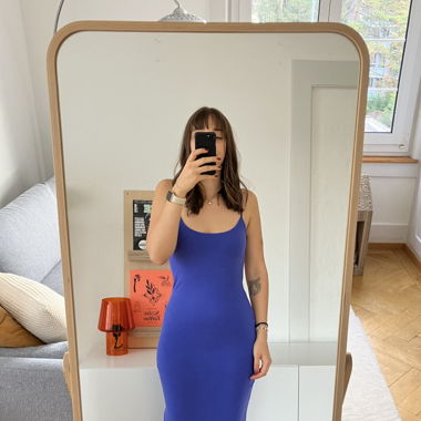 Maxi Kleid, blau