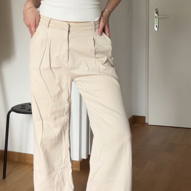 Pantaloni cargo beige