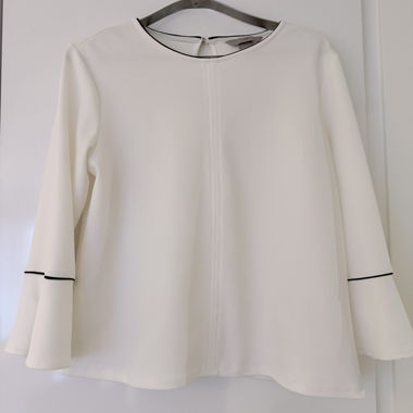 Blouse crème élégante H&M