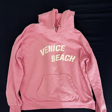 Pinker Hoodie Venice Beach