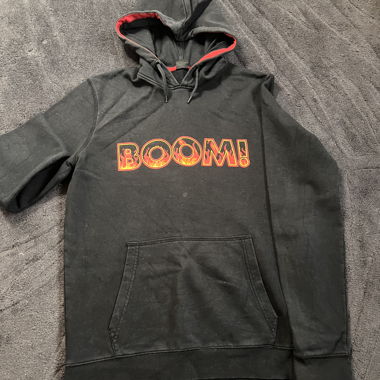 Hooded sweatshirt with print