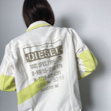 Beige Diesel denim jacket 