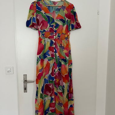 Vestito lungo floreale Oysho S