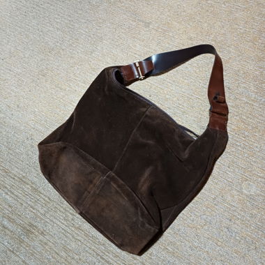 Borsa a tracolla in camoscio marrone marca DADABO