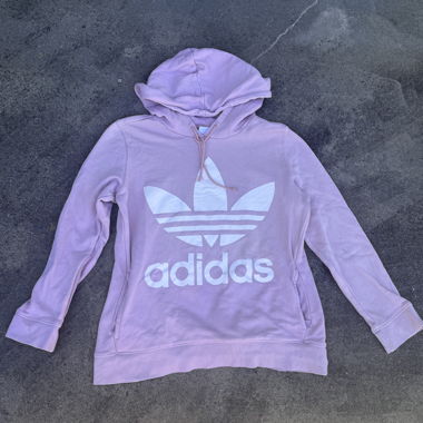 Adidas pink superstar hoodie