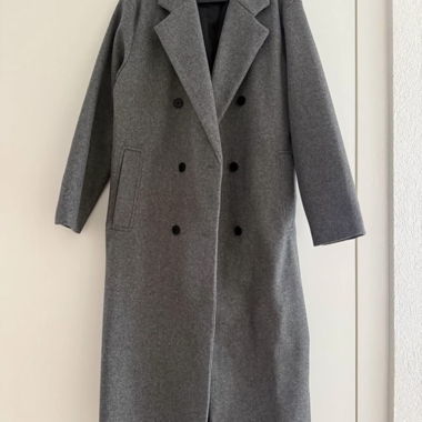 Manteau gris de Pull&Bear