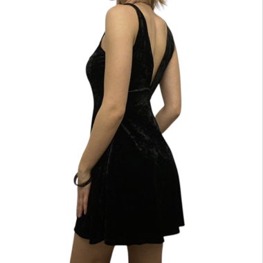 black velvet dress
