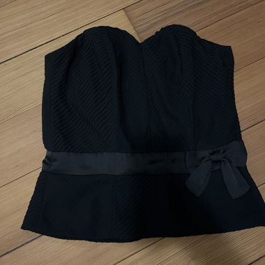 Top Bustier Nero