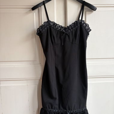 Black Lace Dress Apart Size 36