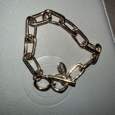Orecchini e bracciale a catena