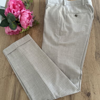Beige Fabric Pants (Like New)