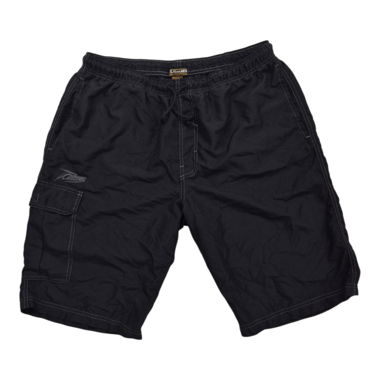 Vintage Y2K Schwarze Cargo-Shorts Kurze Hose 