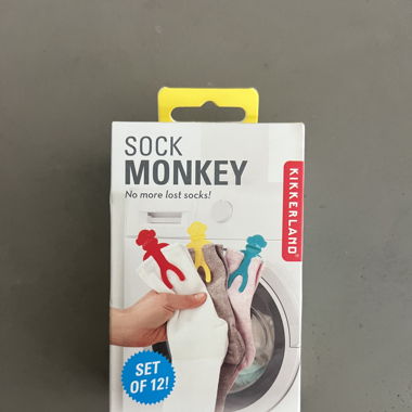 NEU: Sock Monkey Sockenhalter