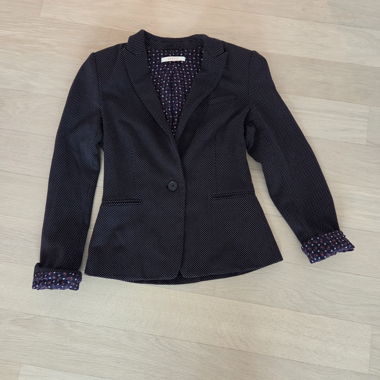 Blazer blu navy con pois bianchi - Esprit