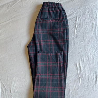 checkered pants