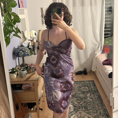 Purple Boho summer dress