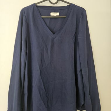 Blouse bleue marine