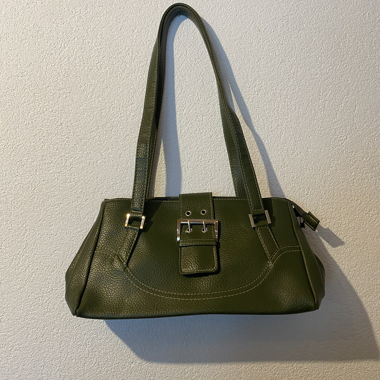 Sac à main vert olive