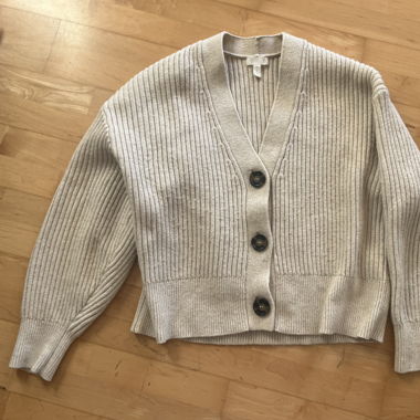 Cardigan beige 