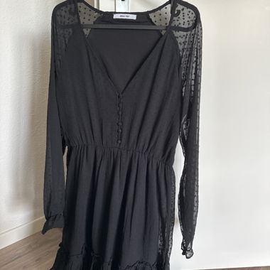 Black Long-Sleeve Dress
