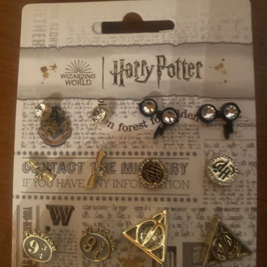 Harry Potter earrings 6 pairs