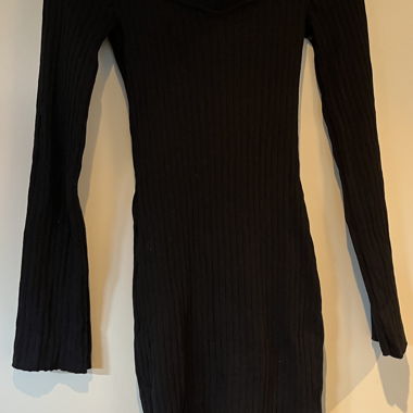 Abito a coste nero H&M