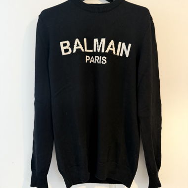 Black Balmain Sweater