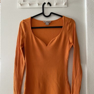 Langarm Shirt orange 