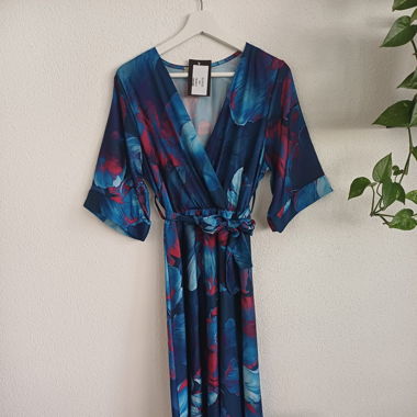 NEU! Satin Kimono-Kleid