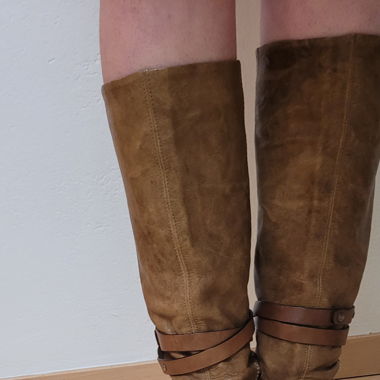 Brown Leather Boots 