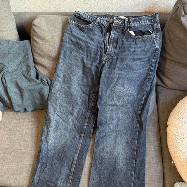 Jeans in denim blu
