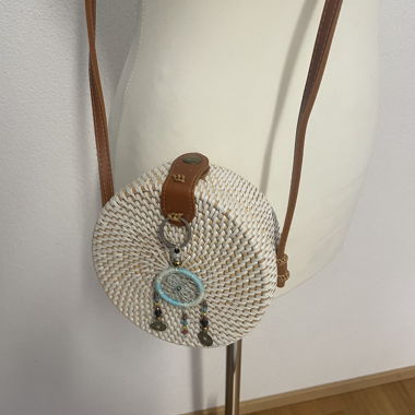 Borsa a tracolla intrecciata
