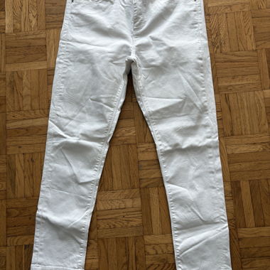 Pantalon en jeans blanc 