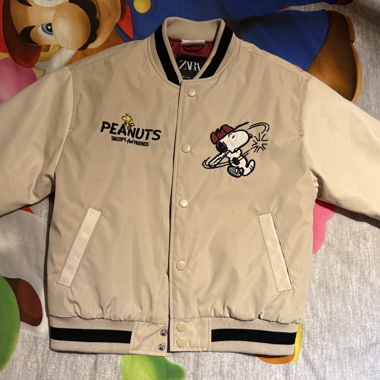 Kids ZARA x Peanuts Snoopy College Jacket