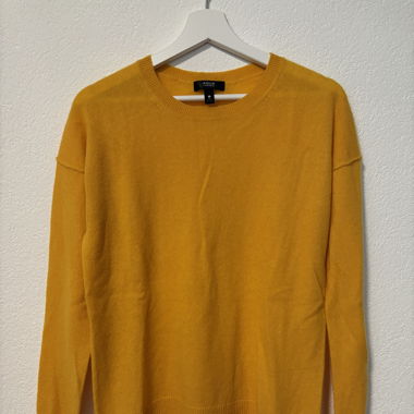 Acqua Cashmere Mustard Sweater size M