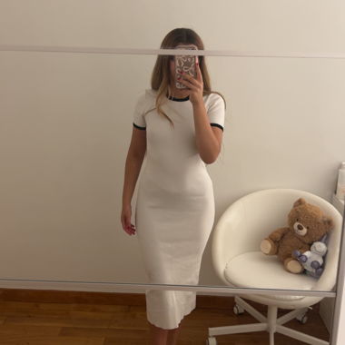 Lefties White Midi Dress