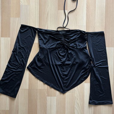 Black Off-Shoulder Top