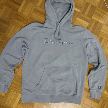 Champion grauer Hoodie