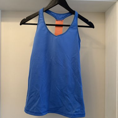 Nike sports top with integrated sports bra
