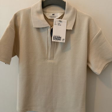 *Brand New* Polo H&M beige garçon 2-4 ans 