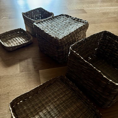 Korbkisten 3er Set